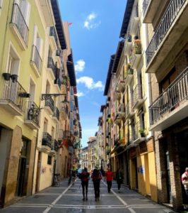 Camino de Santiago: Pilgrims in Pamplona